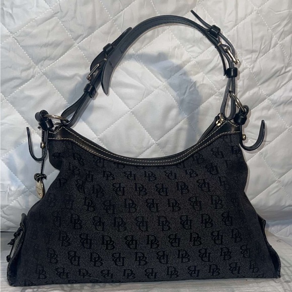 Vintage Navy Dooney and Burke handbag - Picture 3 of 6